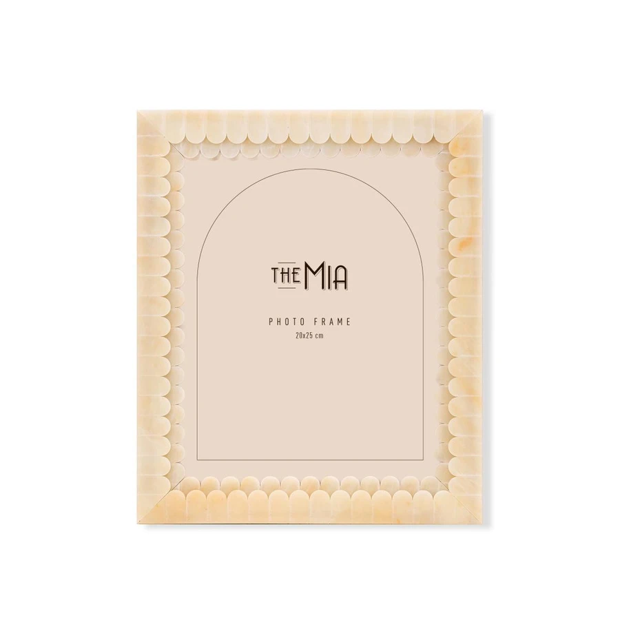 The Mia Wavy Fotoğraf Çerçevesi Sarı 25x30 Cm