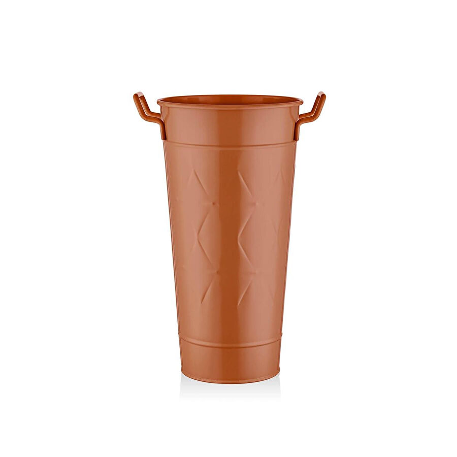 The Mia Prizma Vazo Saksı Terracota 50 Cm