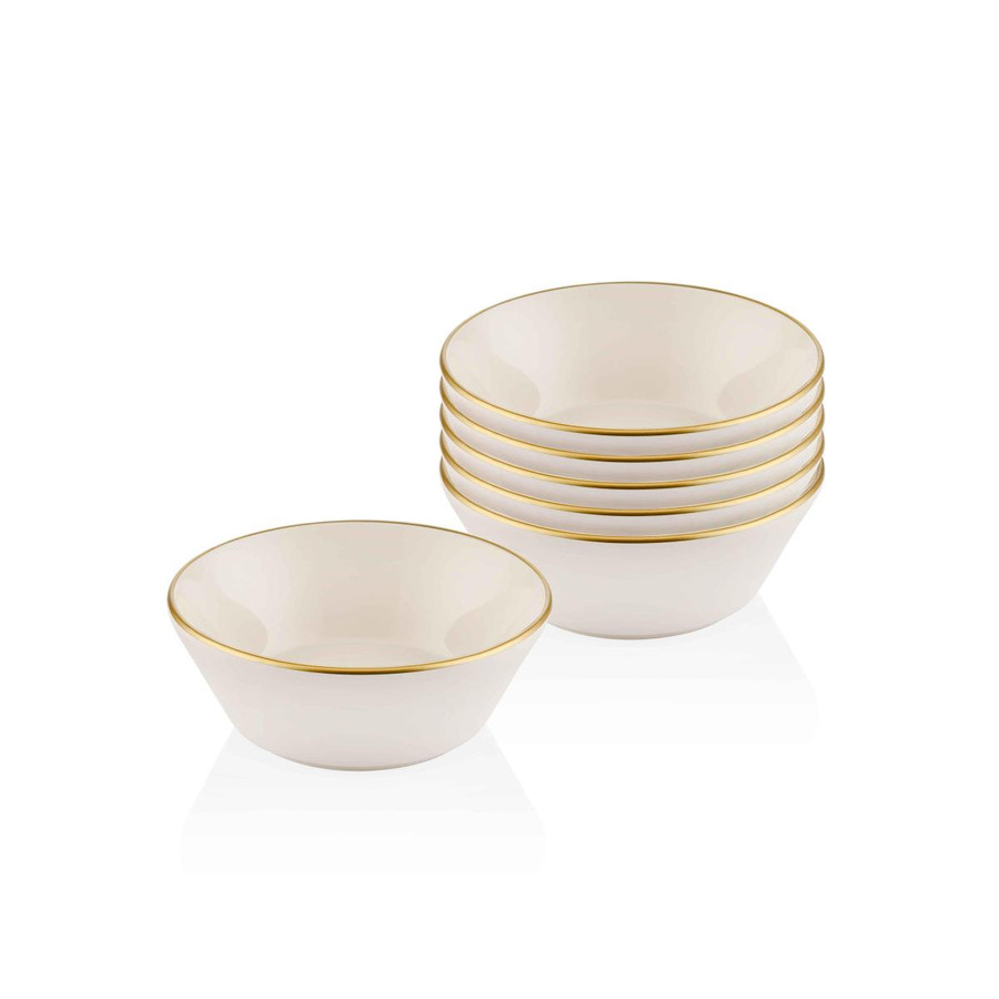 The Mia Basic Kase 6 Lı Set Krem - 15 Cm