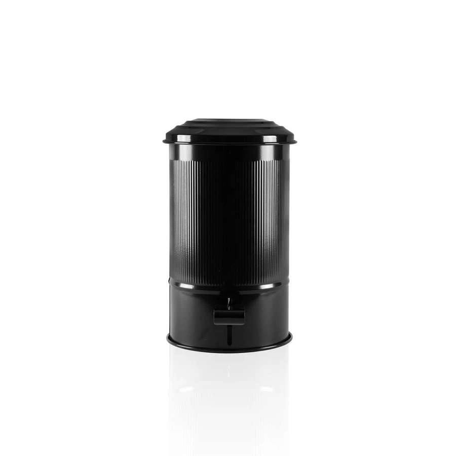 The Mia Stripe Mutfak Ve Banyo Çöp Kovası Siyah 5 Lt