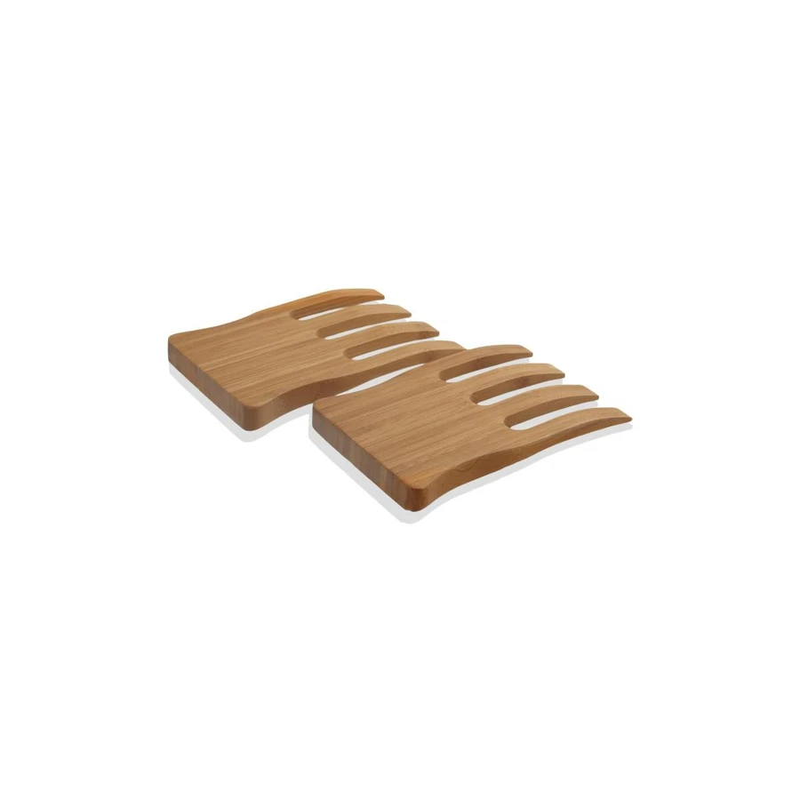 The Mia Natura Bambu Salata Servis Çatalı 2 Parça 10x17 Cm