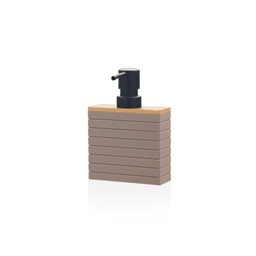 The Mia Stripe Sıvı Sabunluk Kahverengi