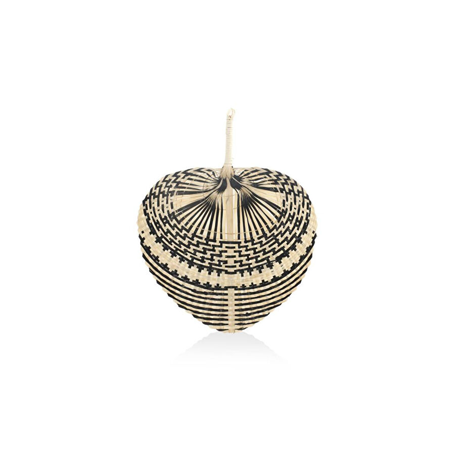 The Mia Dekoratif Bambu Duvar Dekoru Siyah 2x29x39 Cm