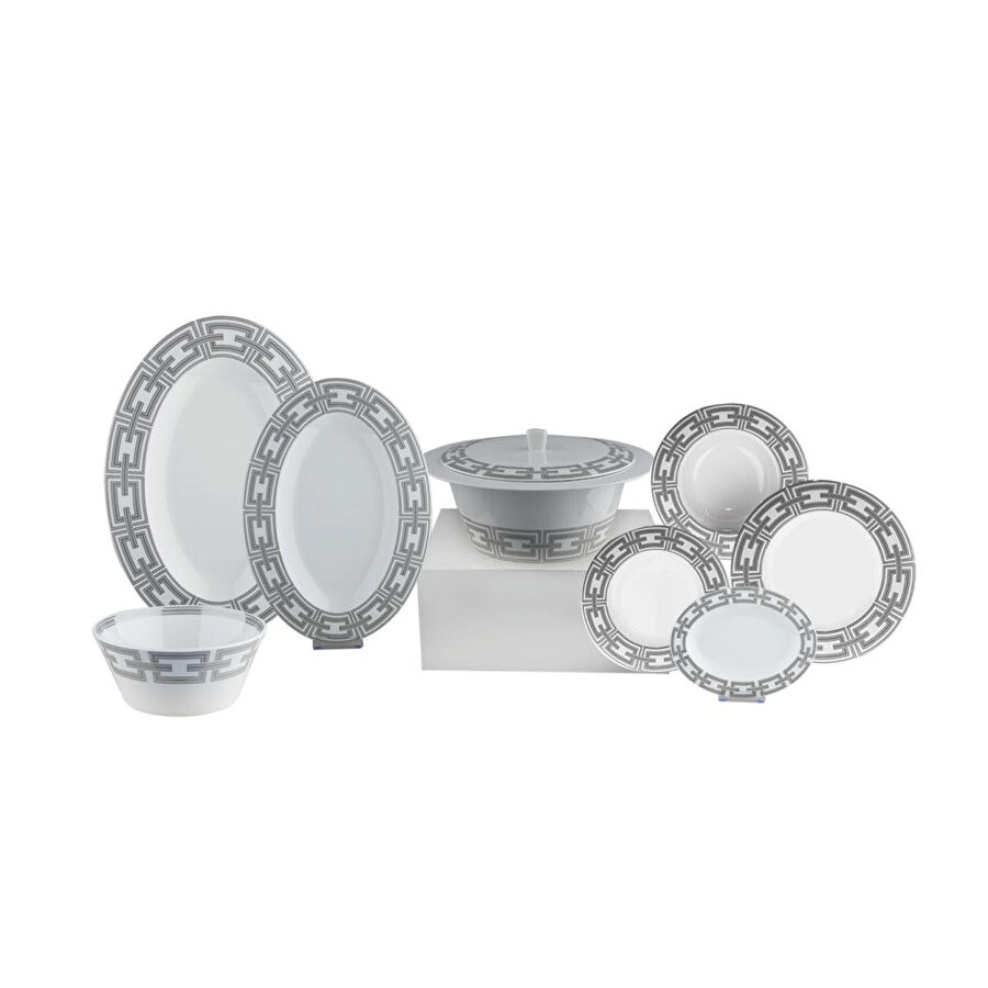 Royal Canterbury Riverie Metallic 60 Parca Yemek Takımı