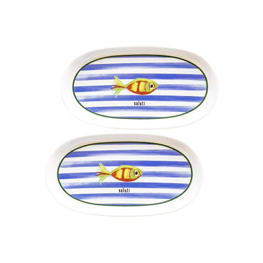 The Mia Fish Oval Servis 2li 29 Cm