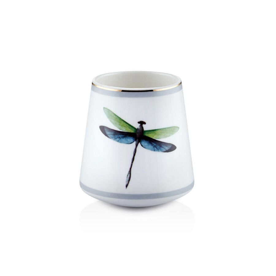 The Mia Dragonfly Green Porselen Kupa Kpa0234 180 Cc