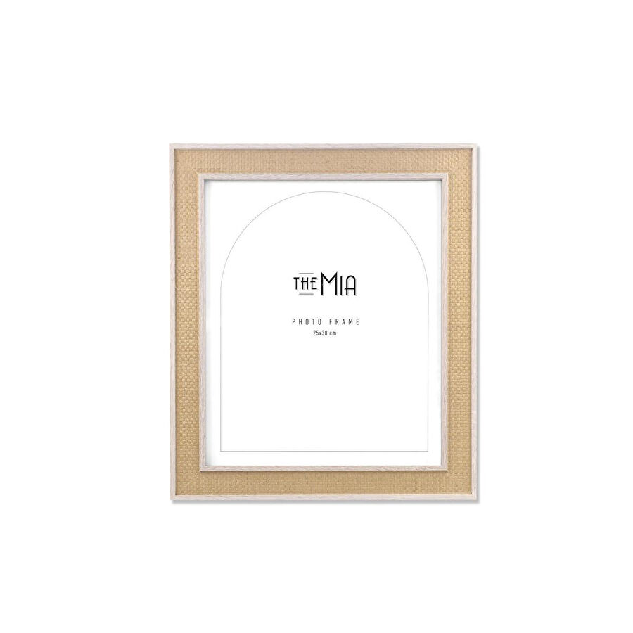 The Mia Delgado Fotoğraf Çerçevesi Beyaz 30x25 Cm