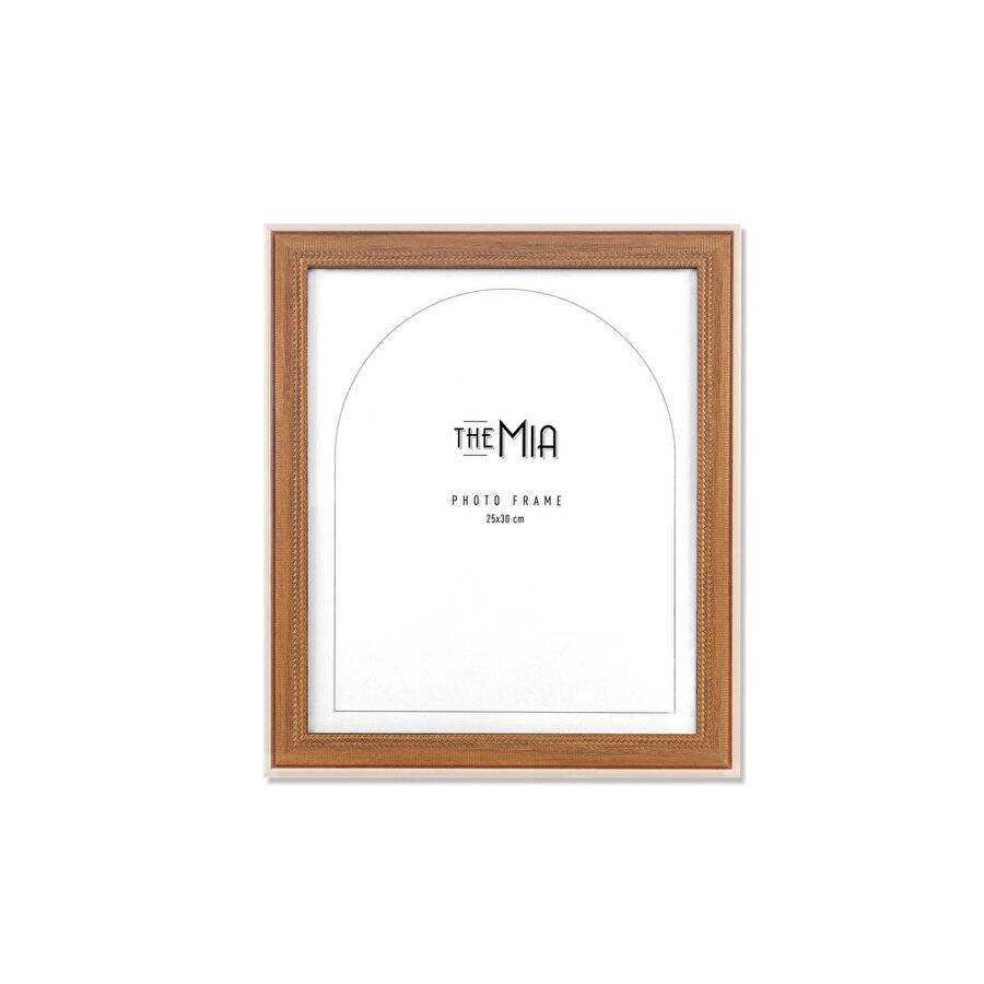 The Mia Retrato Fotoğraf Çerçevesi Krem 30x25 Cm