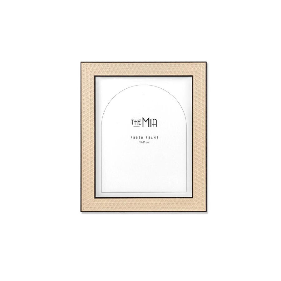 The Mia Rotan Fotoğraf Çerçevesi Siyah 25x20 Cm