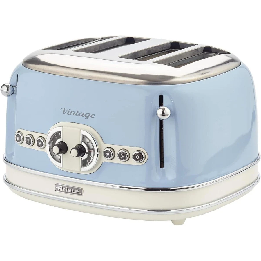 Ariete Vintage Ekmek Kızartma Makinesi - 4 Dilim, Mavi