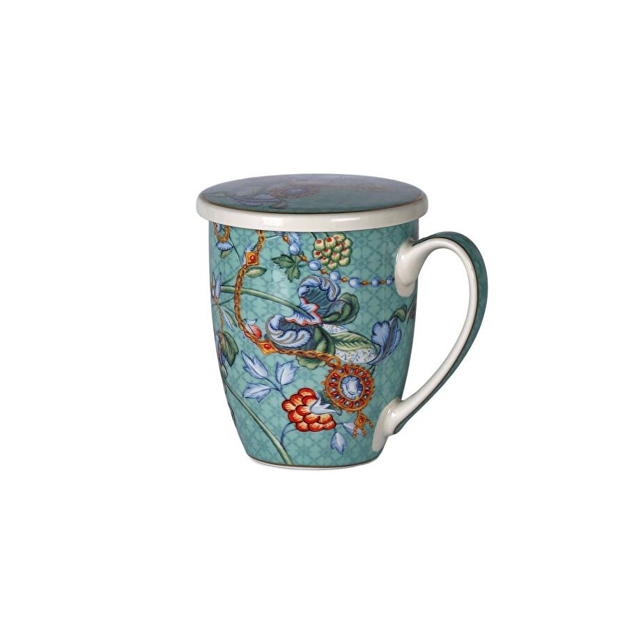 Lucky Art Chantelle New Bone China Süzgeçli Kupa