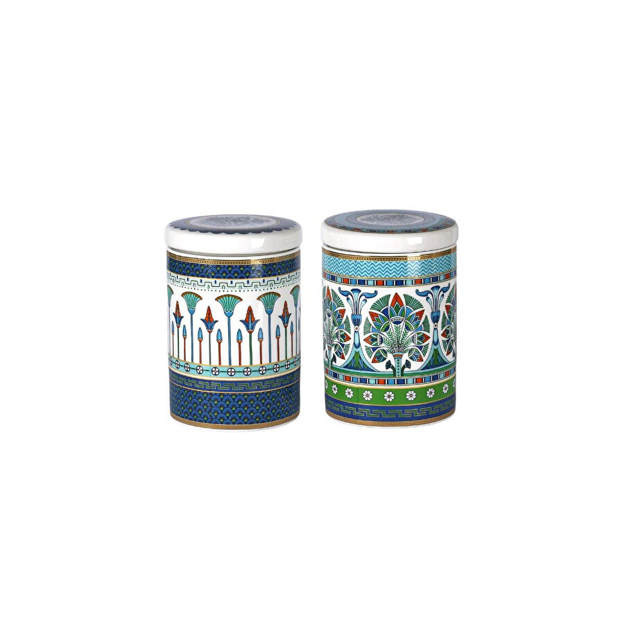 Lucky Art Calista New Bone China Porselen 13cm 2li Kavanoz Seti