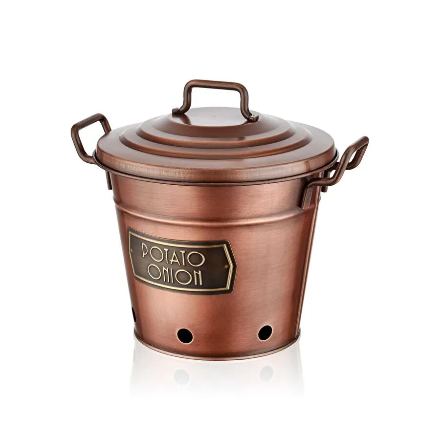 The Mia Patates Soğan Kovası - Bakır