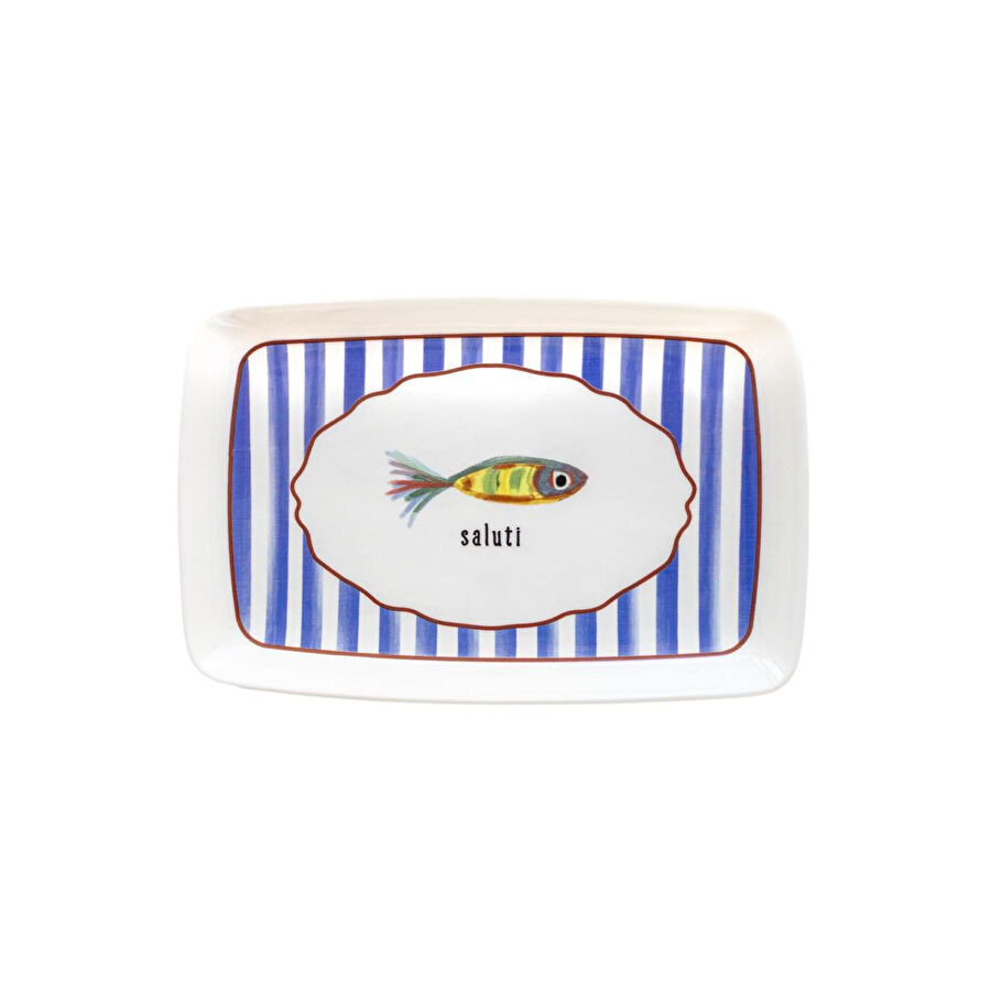 The Mia Fish Dikdörtgen Servis 34x25 Cm