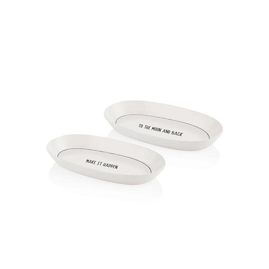 The Mia Daily Tunes Oval Servis 2li Set 29cm