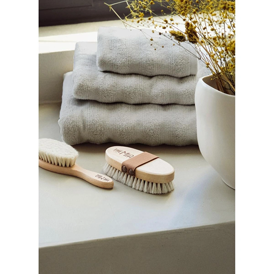 The Mia Fine Cotton Bej Banyo Havlusu 140x70 Cm