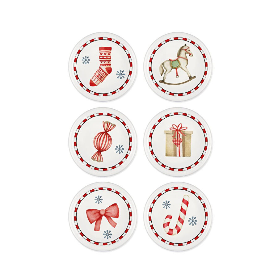 The Mia Globe Çerezlik 6 Parça 10 Cm New036