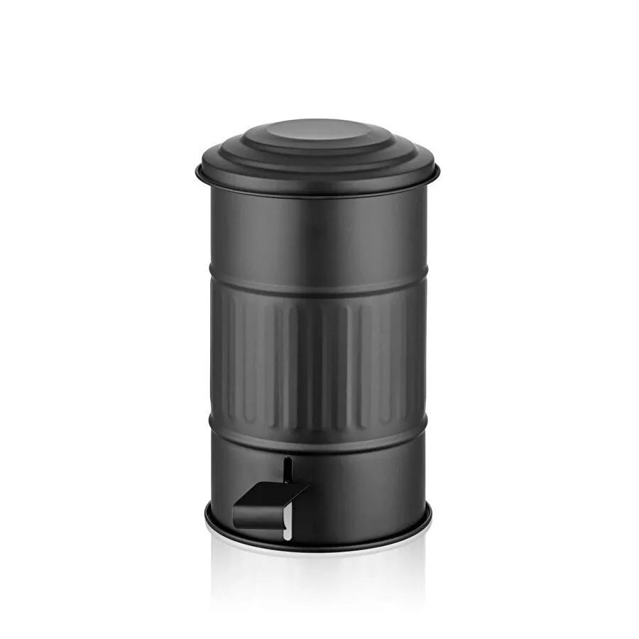 The Mia Çöp Kovası Banyo Siyah 5 Lt