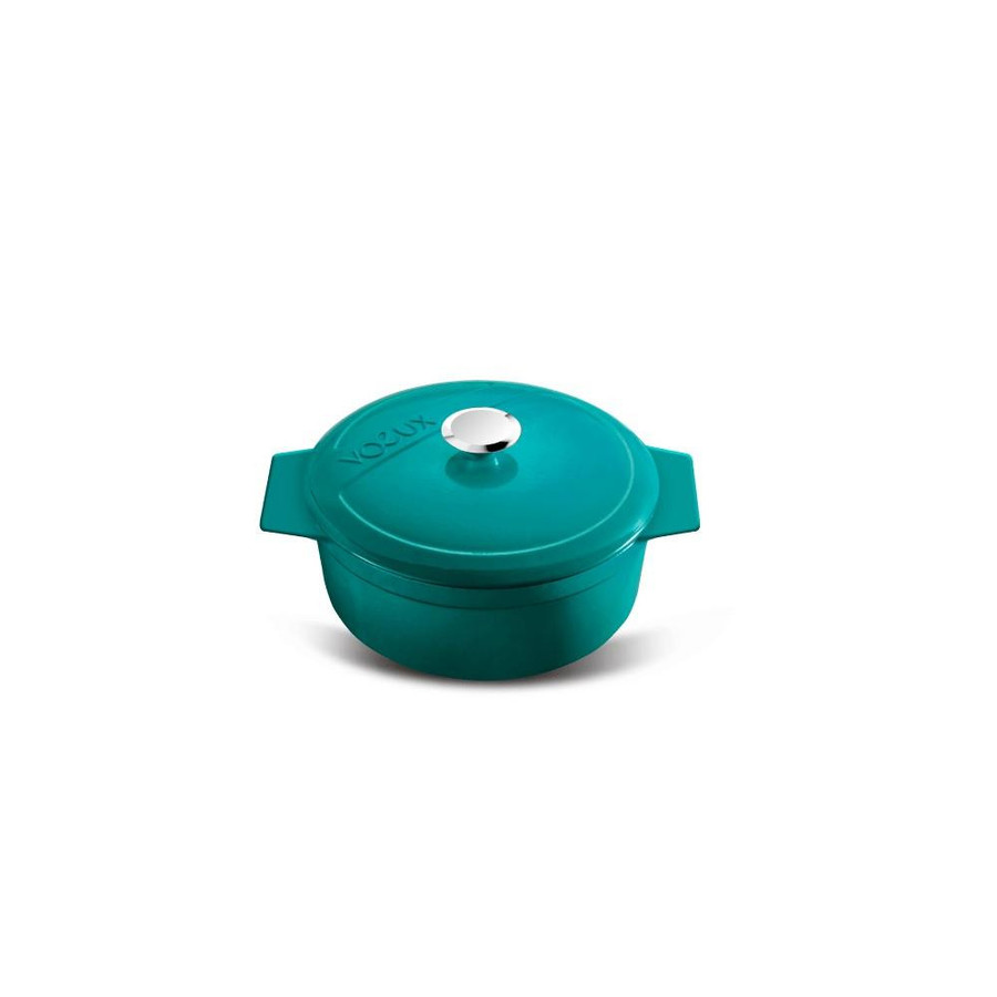 Voeux Kitchenware Profond Turkuaz Döküm Mini Güveç 10 Cm