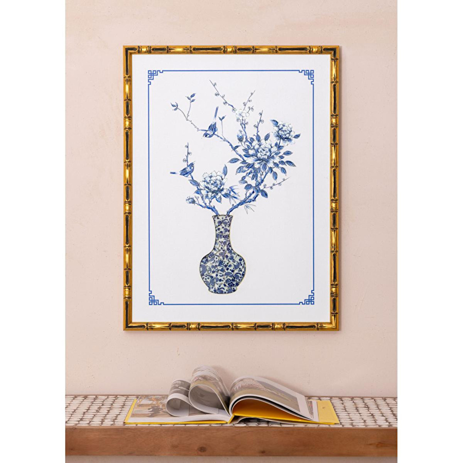 The Mia Floral Tablo 60x80x4 Cm Tbl0091