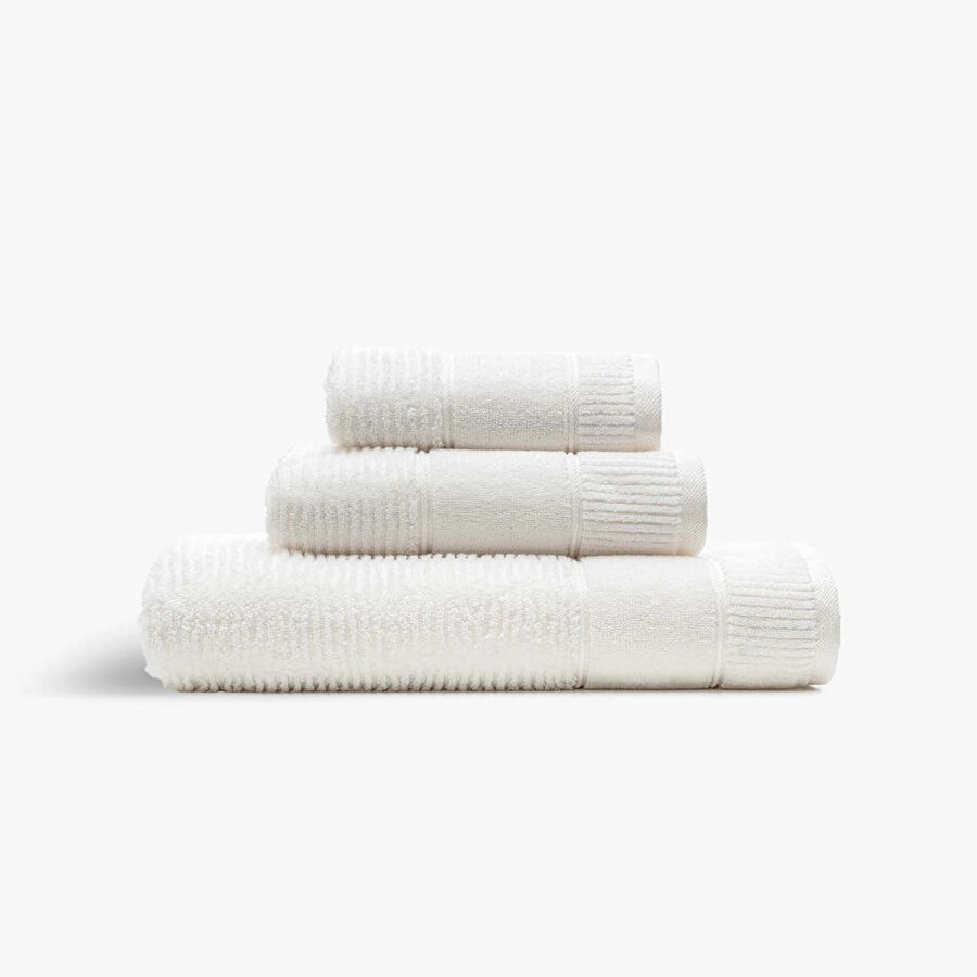 Green Black Eliza 3'lü Havlu Seti Krem