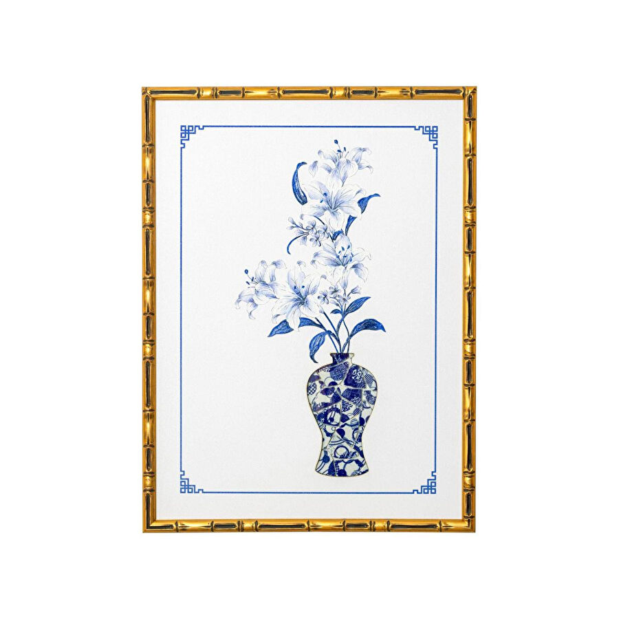 The Mia Floral Tablo 60x80x4 Cm Tbl0092