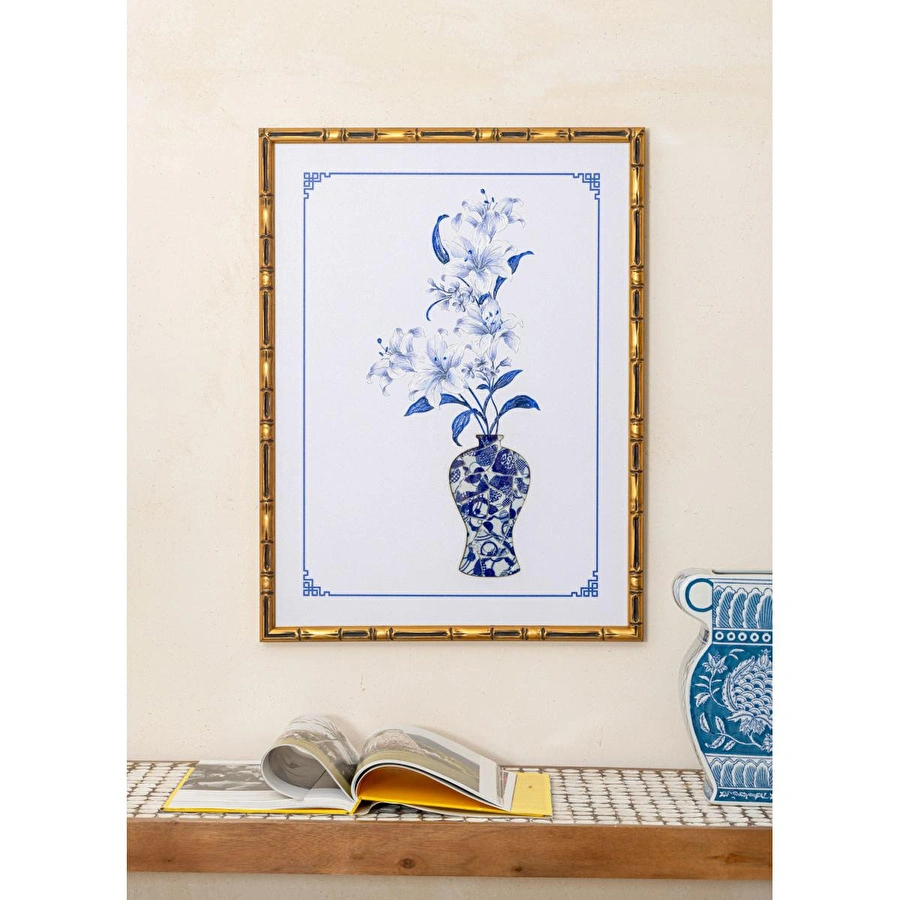 The Mia Floral Tablo 60x80x4 Cm Tbl0092