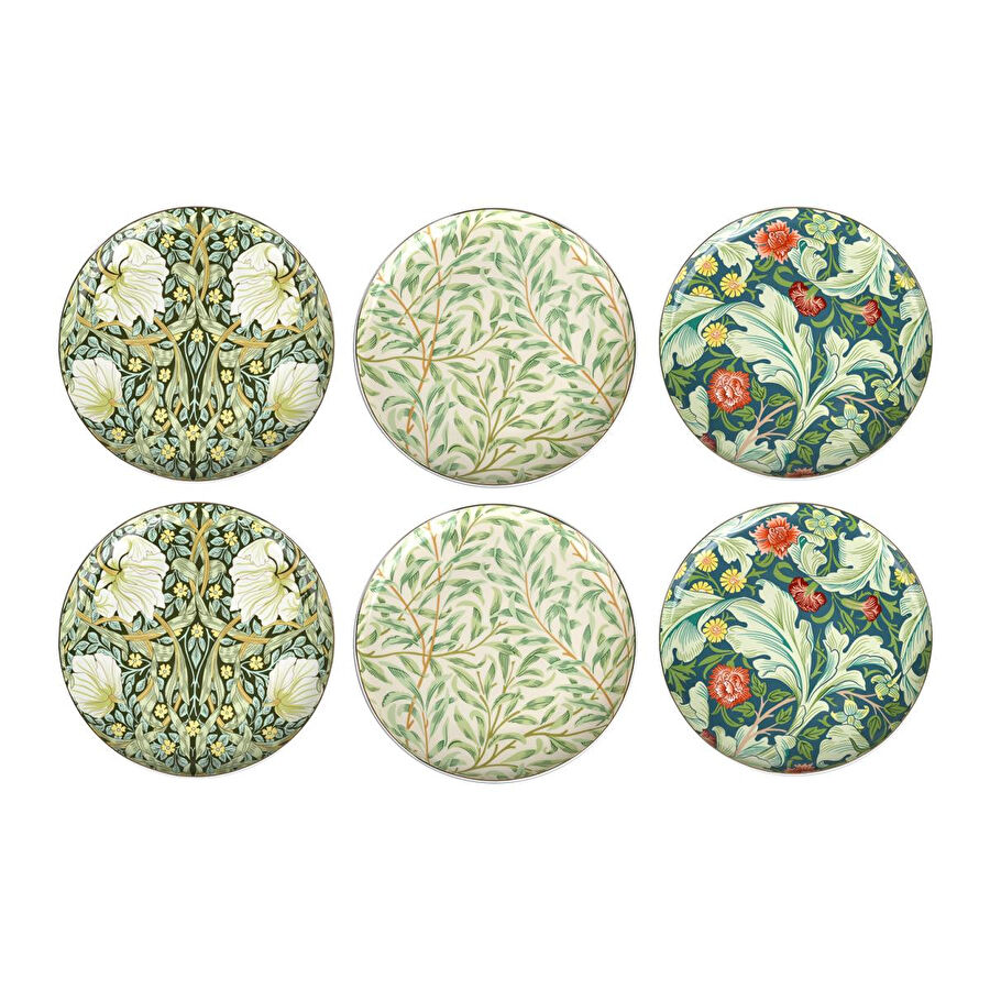 Lucky Art Sylva Bone 27cm 6li Tabak Seti