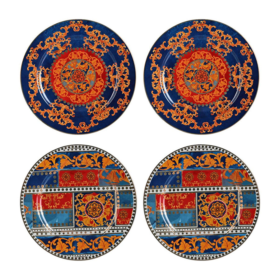 Lucky Art Clari̇ssa Bone 20cm 4lu Tabak Seti