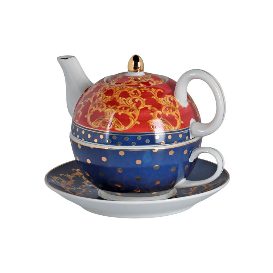 Lucky Art Clari̇ssa Bone Tek Ki̇şi̇li̇k Demli̇k Fi̇ncan Set