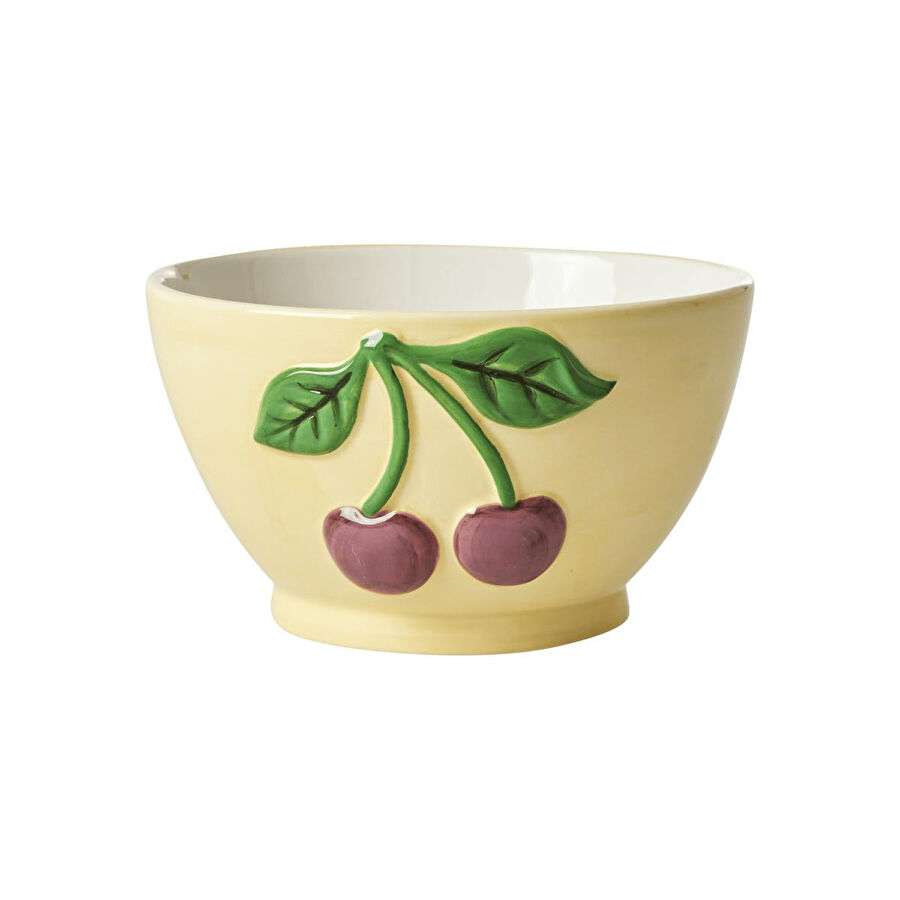Rice Seramik Kiraz Kase - Sarı