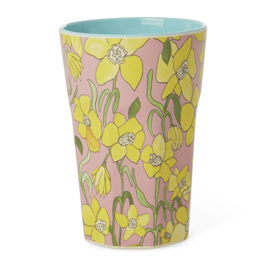 Rice Melamin Bardak - Büyük Boy Nergis