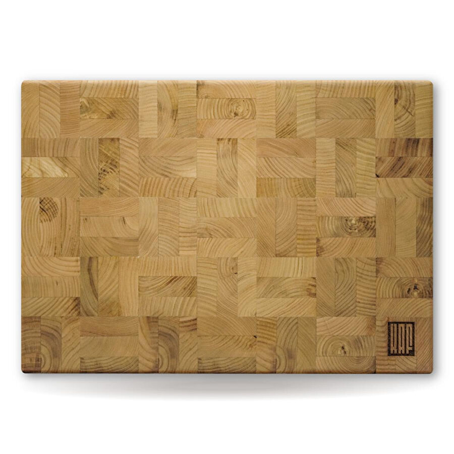 Kaf Ahşap Kesme Tahtası Kestane (End Grain) - L