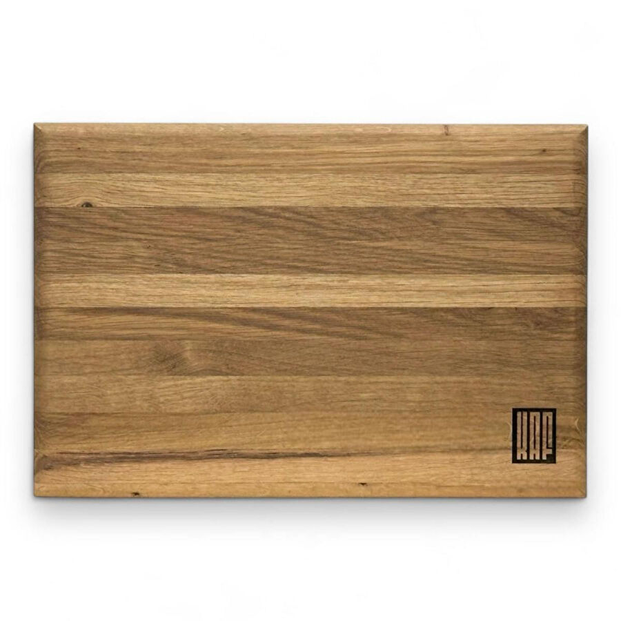 Kaf Ahşap Lüks Kesme Tahtası Meşe - S