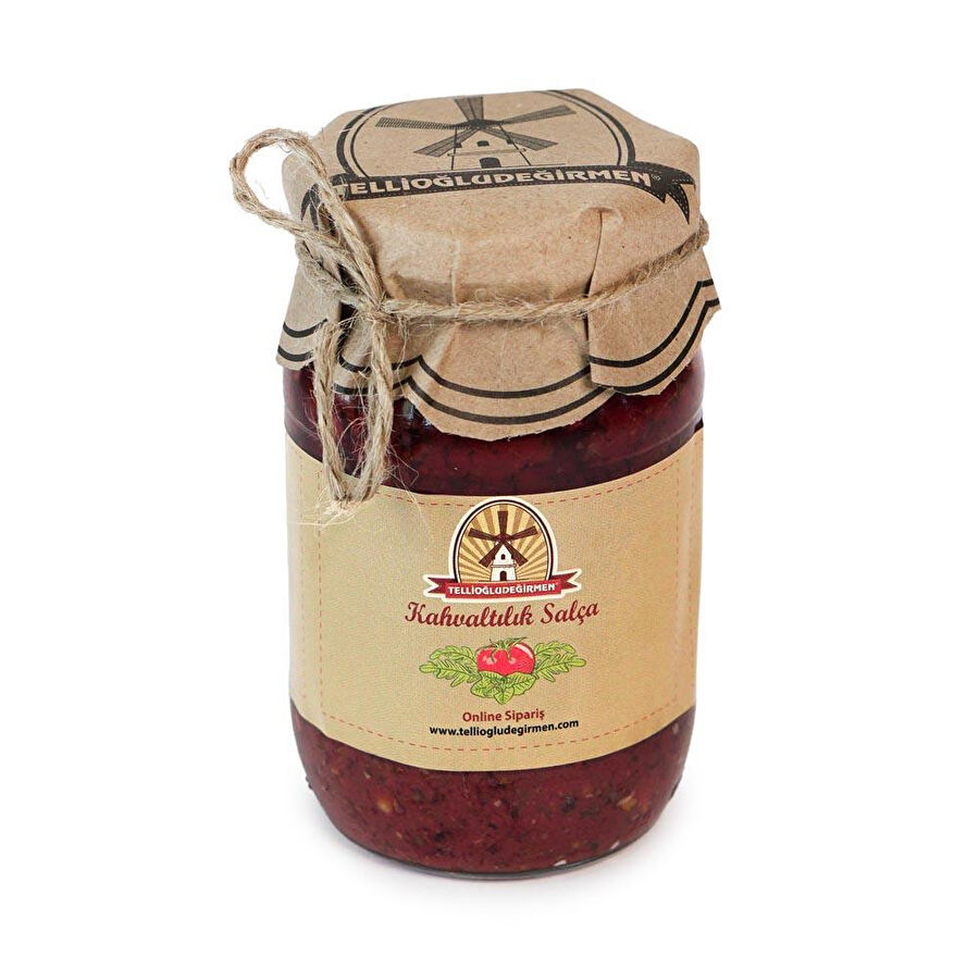 Tellioğlu Değirmen Ev Yapımı Kahvaltılık Acısız Salça 300 Gr