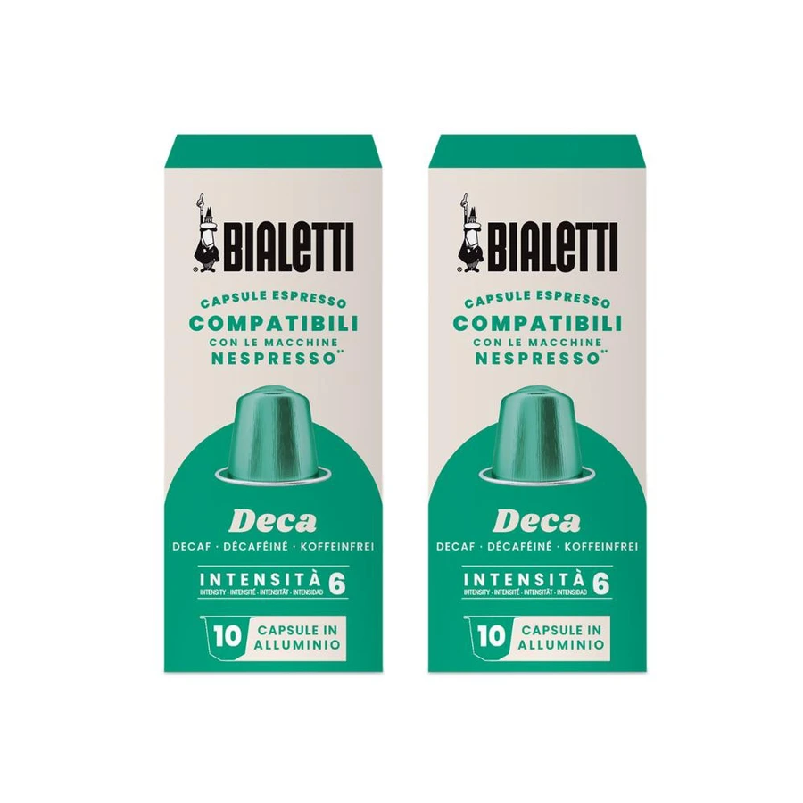 Bialetti Nespresso Uyumlu Kapsül Kahve Decaffeinato 20 Adet
