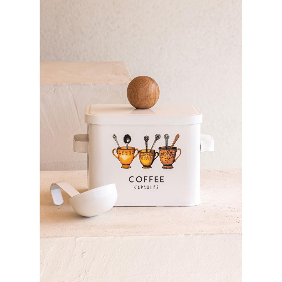 The Mia Storage Kahve Saklama Kabı 13x20x18 Cm