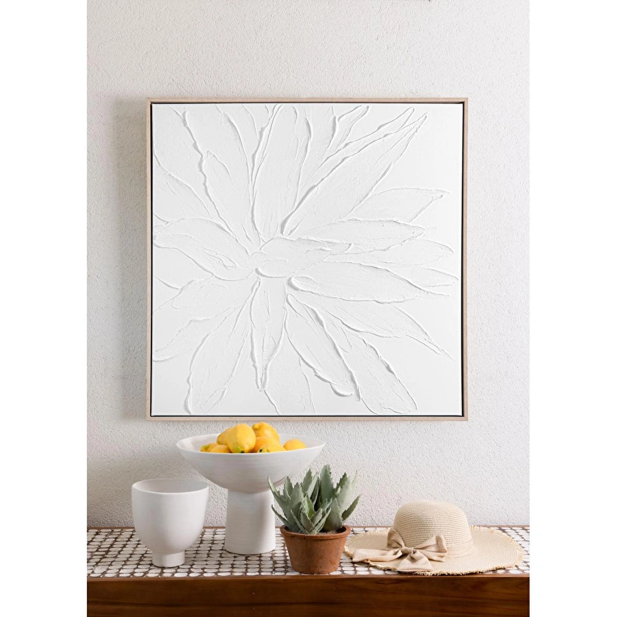 The Mia Kabartma Kanvas Tablo 80x80 Cm Tbl0079