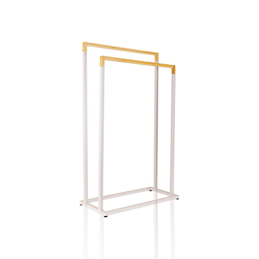 The Mia Metal Havlu Askılığı Gri Glv0764