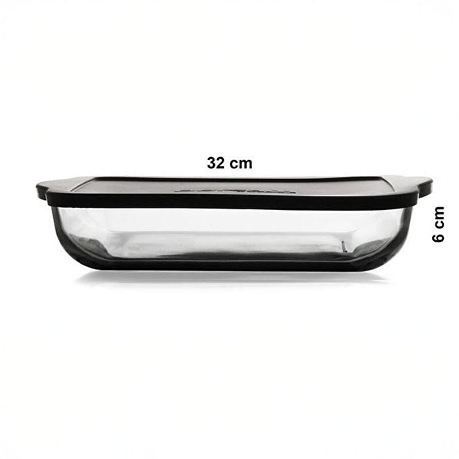 Paşabahçe 59024 Siyah Kapaklı Borcam 3200cc 1 Adet