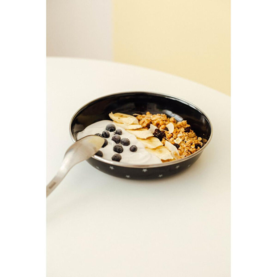 Emaylab Star Emaye Bowl Tabağı - Bowl Kase - Salata Kasesi - Sunum Kasesi 21cm