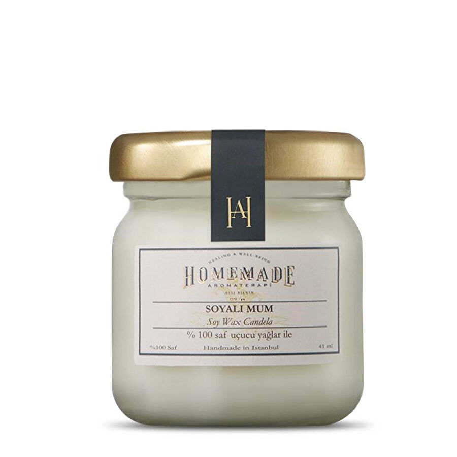Homemade Aromaterapi Bolluk Bereket Soyalı Mum - 41 Ml