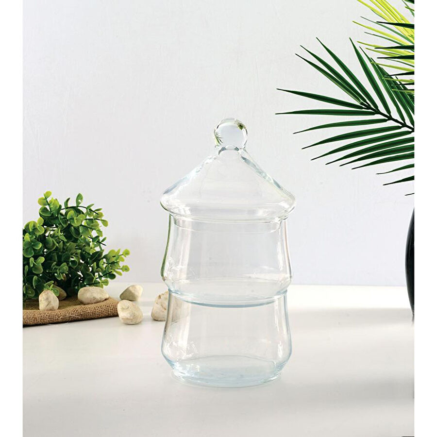 Paşabahçe 96816 Villa Patisserie 2 Katlı Cam Kurabiyelik