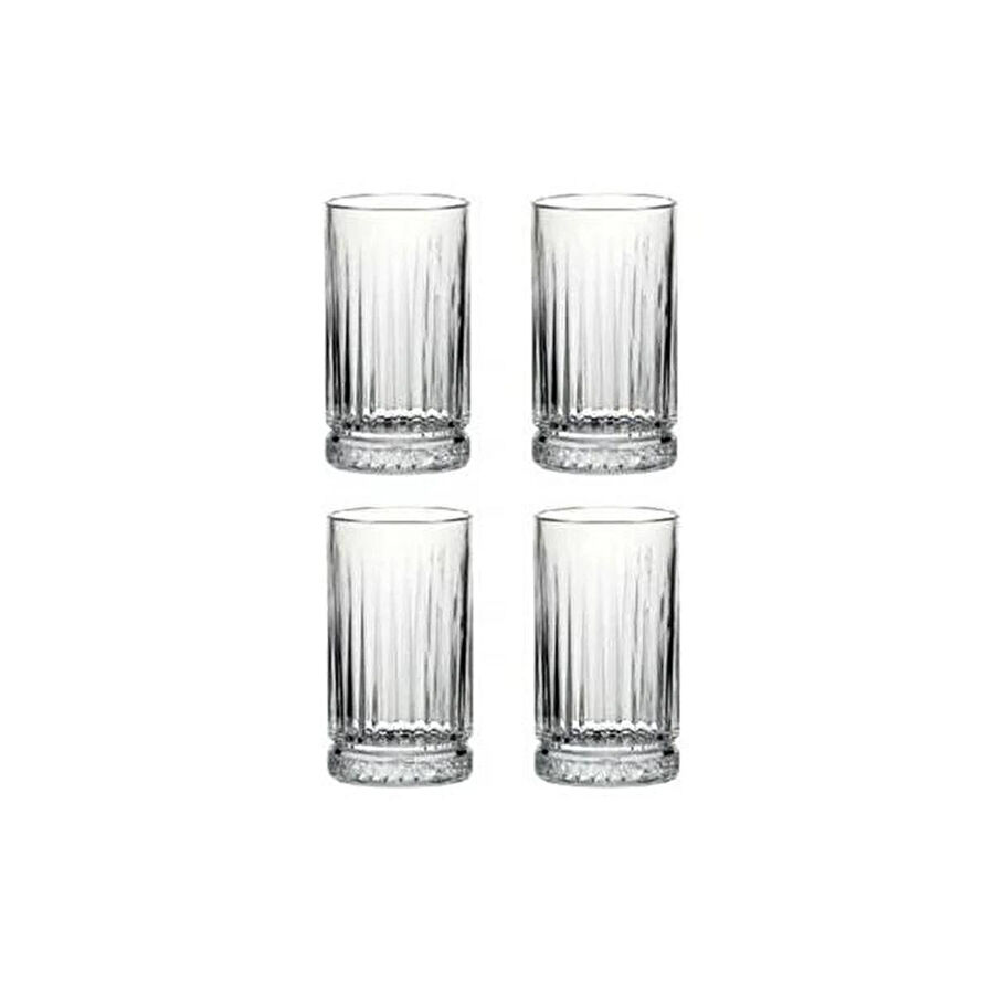 Paşabahçe 520445 Elysia Long Drink 4lü Su Meşrubat Bardağı 365 Cc