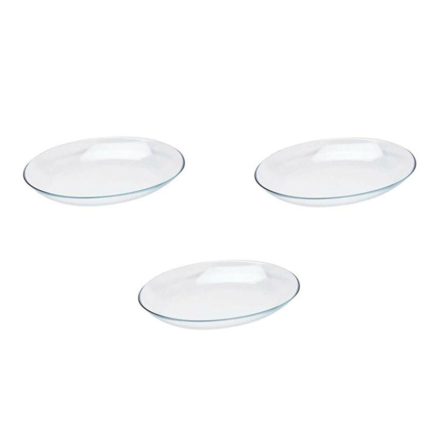 Paşabahçe Invitation Mini Oval Kayık Tabak 3lü 10356