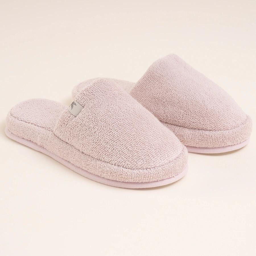 Penelope %100 Pamuk Havlu Terlik 36-37 Pudra - Noa Serisi