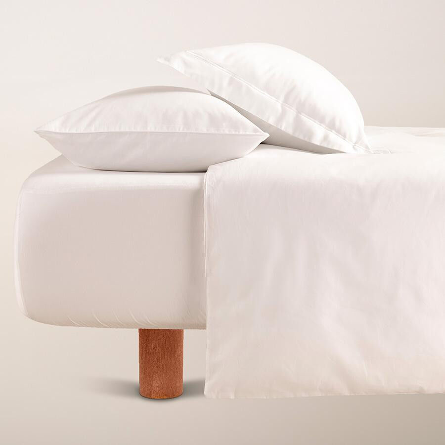 Penelope %100 Pamuk Saten Nevresim Seti 240x220 Cm Beyaz - Lia Serisi