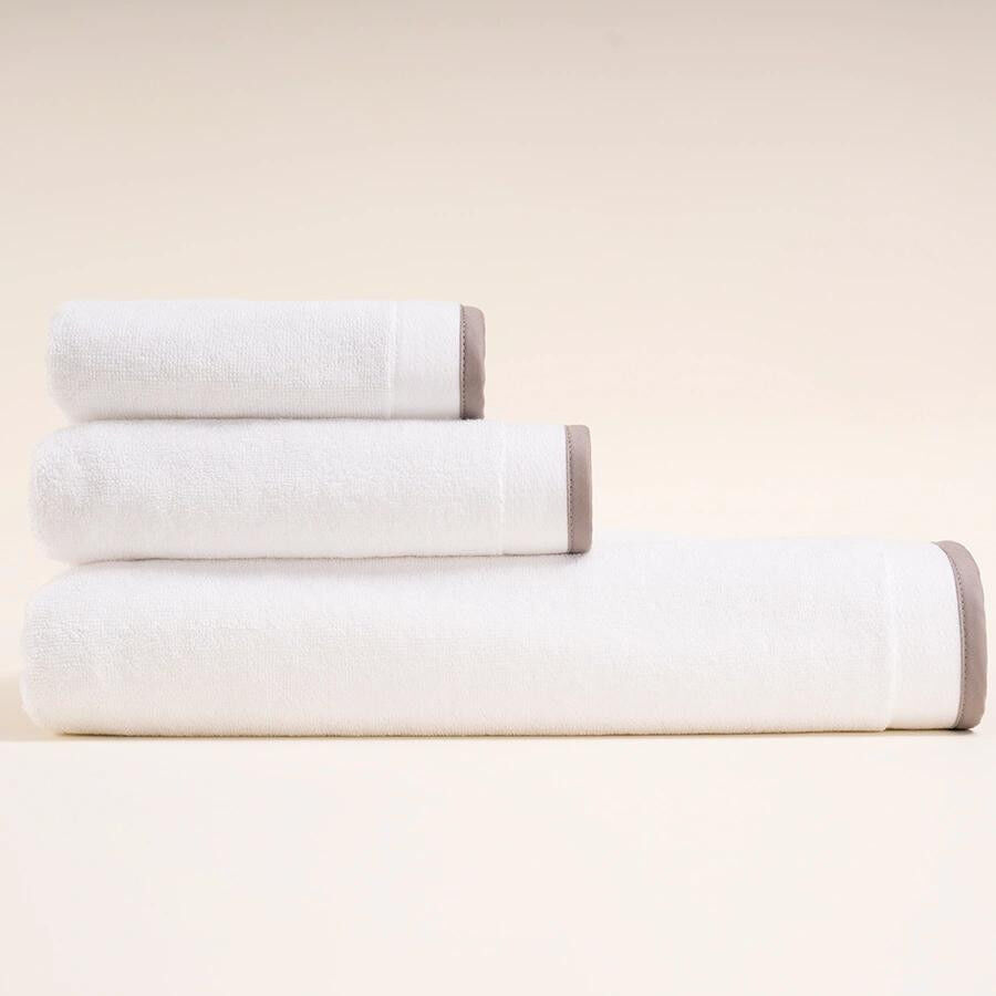 Penelope %100 Pamuk Havlu 100x150 Cm Taş Rengi - Liana Serisi