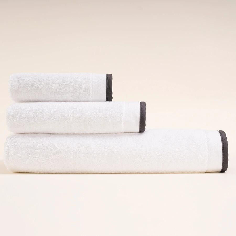 Penelope %100 Pamuk Havlu 50x90 Cm Antrasit - Liana Serisi