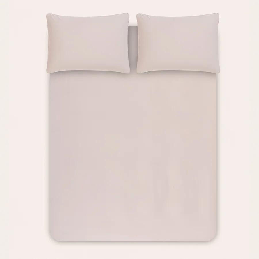 Penelope %100 Pamuk Saten Lastikli Çarşaf Seti 180x200 Cm Gri - Lia Serisi